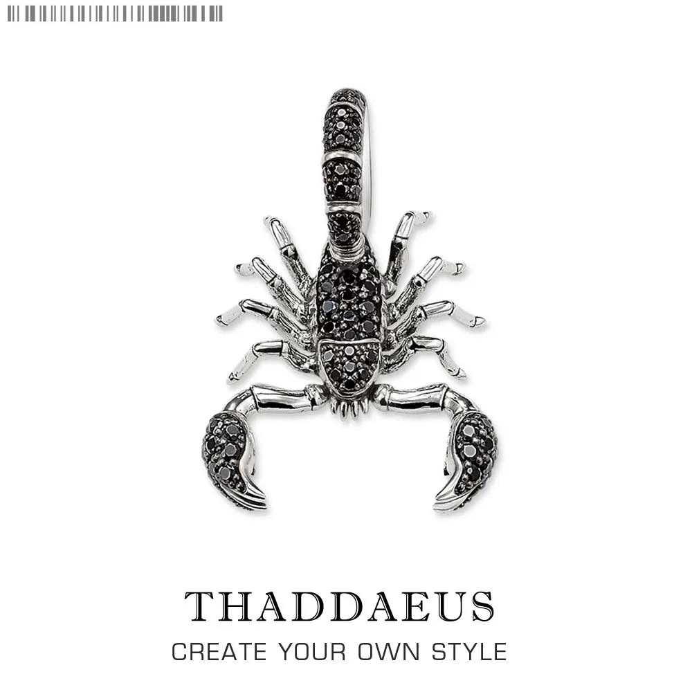

Pendant Scorpion Black,2017 Brand New Fashion Jewelry Thomas Style Bijoux Necklace Accessories Gift For Ts Woman & Rebel Men