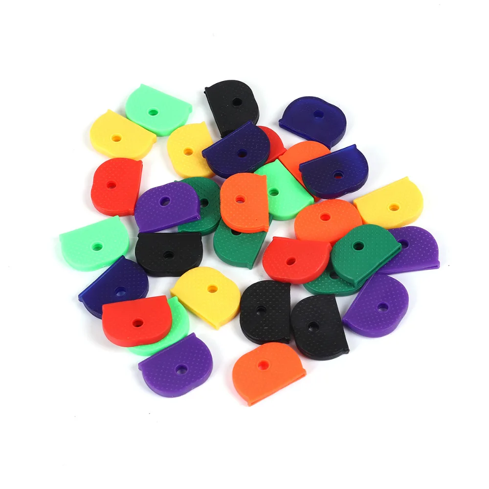 

Doreen Box Rubber Key Caps Half Round Multicolor At Random DIY Findings 25mm(1") x 18mm( 6/8"), 1 Packet (32 PCs/Packet)