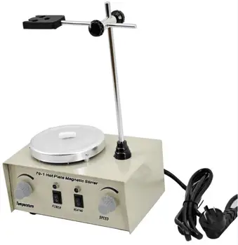 

79-1 110/220V 250W 1000ml Hot Plate Magnetic Stirrer Lab Heating Dual Control Mixer US/AU/EU No Noise/Vibration Fuses Protection