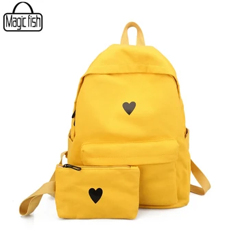 

High Quality Casual Canvas Women Backpacks Fashion Young Students School Backpacks For Girls Popular Travel Backpacks A4029/l