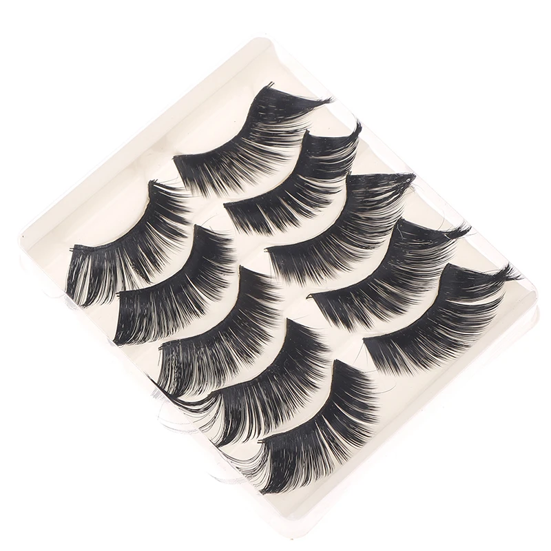 Long Messy Makeup Fake Eye Lashes Extension Make Up Beauty Tools maquiagem 3D Hair Cross False Eyelashes