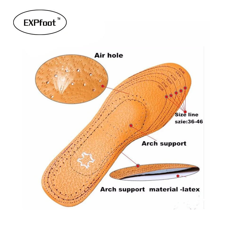 EXPfoot full length X leg foot care Pronation orthotic insole arch