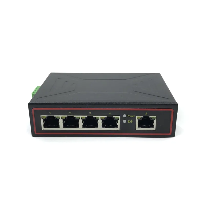 Промышленный Переключатель 10/100 Мбит/с RJ45 5 порт ethernet промышленные switch5V-58V 5 плата с портами ethernet сетевой коммутатор