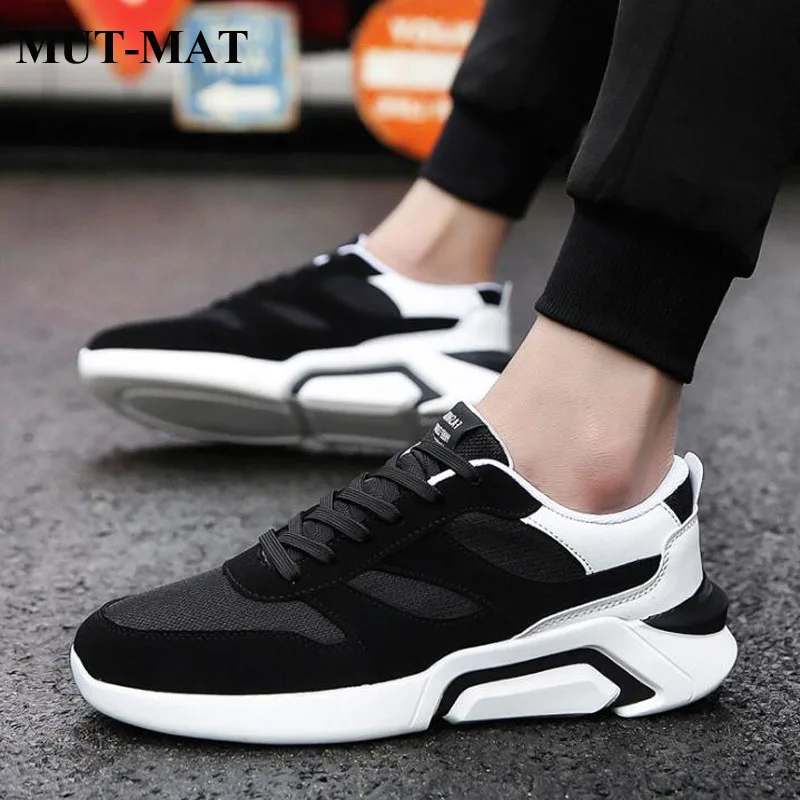 

New Arrival Spring Autumn Men Causal Shoes Net Surface Leisure Running Shoes Cool Youth Students Lace-up Dad Sneakers