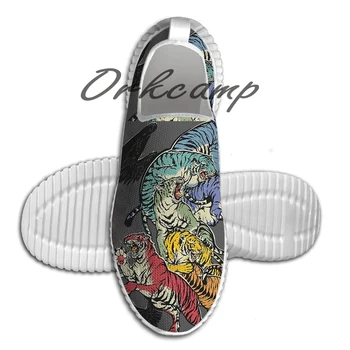 

Seven Caged Tigers Deadly Tattoos Running Shoes Walking Shoes Summer Comfortable light weight Jogging Yoga shoes