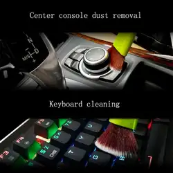 Автомобиль Чистящие кисти инструменты микрофибра Авто пылесборник для клавиатуры Компьютер окна приспособление для чистки жалюзи