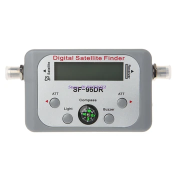 

Digital Satellite Finder Meter TV Signal Finder Sat Decoder DVB-T2 LCD FTA Dish