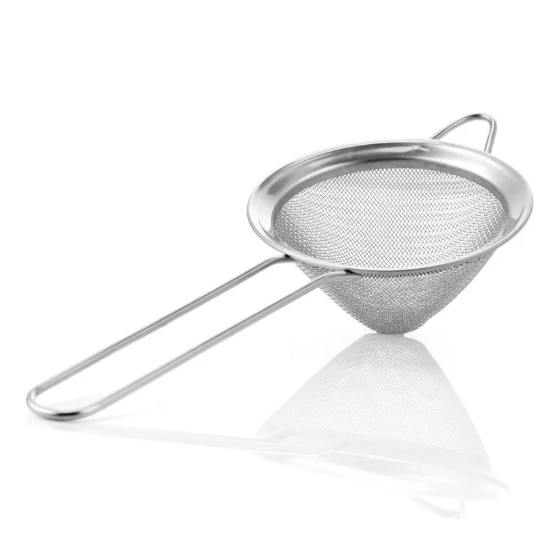 

Stainless Steel Fine Mesh Cocktail Strainer Colander Sifter Sieve Bar Tool Blade Whiskey Vegetable Scraper Wine Accessories