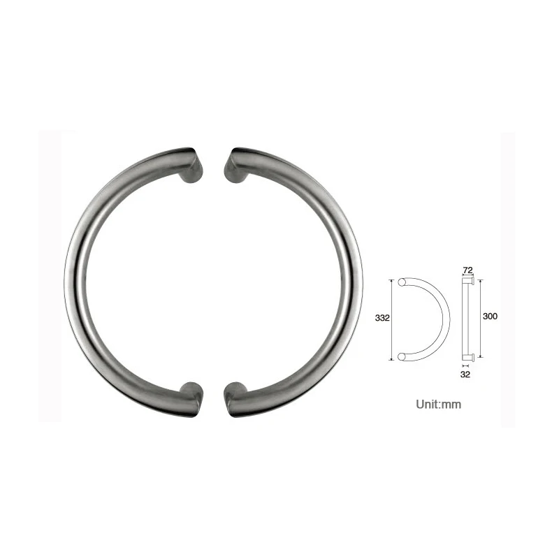 Entrance Door Handle PA-626-32-332-Brushed 8