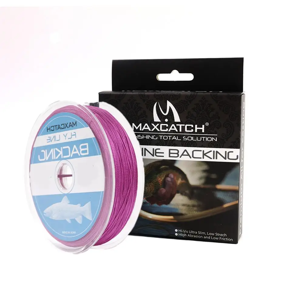 Maximumcatch 50/100/300 двор 30LB Плетеный бэк-Fly Line для ловли нахлыстом - Цвет: Purple