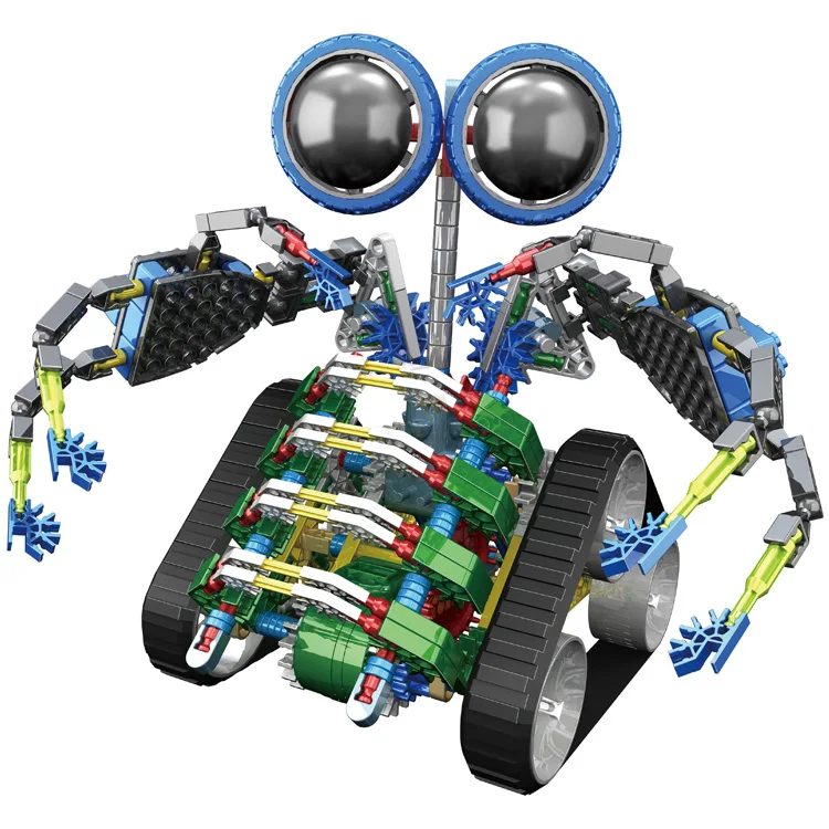 LOZ Робот серии электронные строительные блоки DIY игрушка сборка развивающий макет паука игрушки для Дети Детские подарки 3025-3028