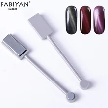 1 шт. 2 способа сильный эффект магнит ногтей художественные изделия из металла палка 3D Советы УФ Магнитный Гель-лак кошачий глаз лак градиентный стержень дизайн DIY Маникюрный Инструмент