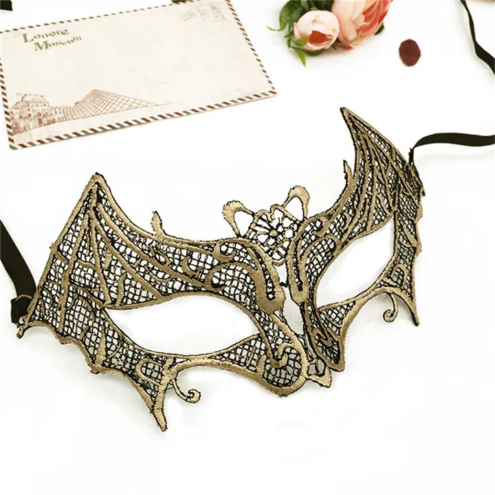 5 Lace Mask For Women Party Decorations Adult Multicolor Sexy Half Face Masks  Masquerade Halloween Mask Party Supplies