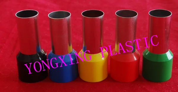 

100PCS/Lot wire ferrules cable ends cord terminal E16-12 #5(16mm square cable) red yellow blue green black 5 color mixed