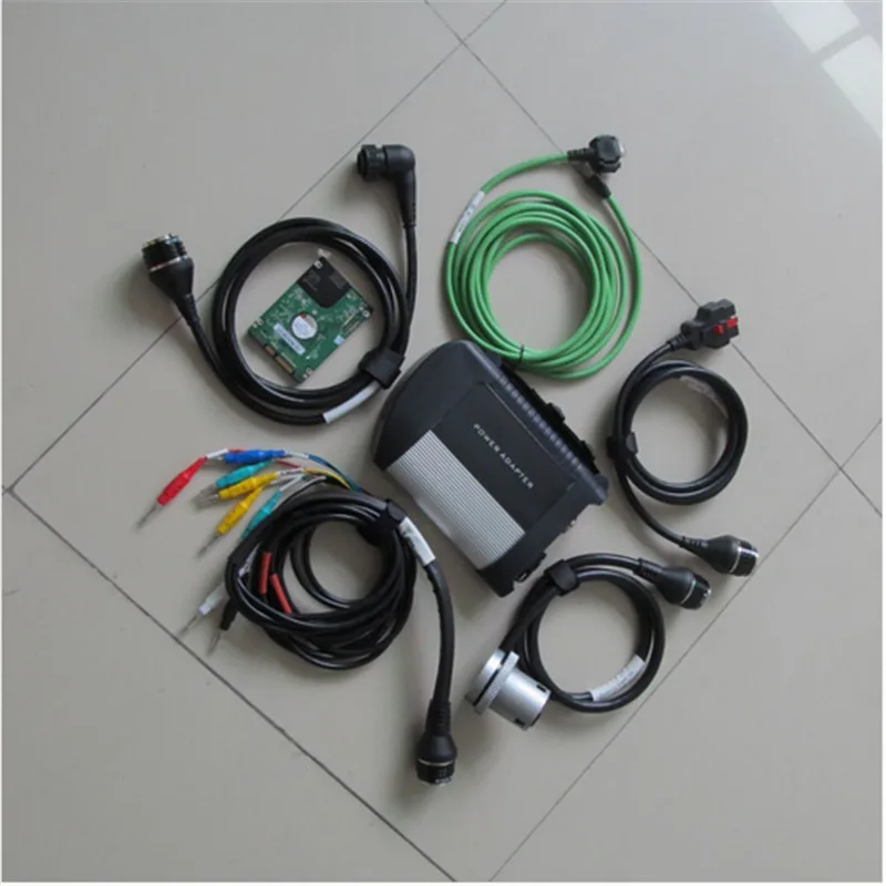  Super mb star c4 multiplexor para BMW Icom A2 B C herramienta de diagnóstico con portátil toughbook