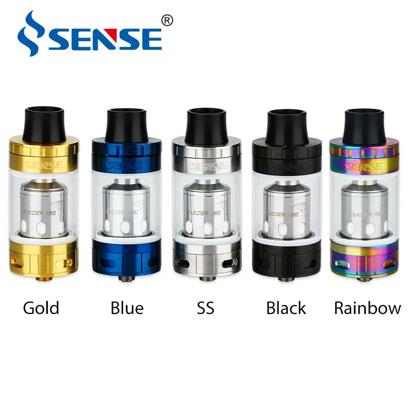

Original Sense Blazer Pro Subohm Tank 7ml Tank Capacity with 0.3 Ohm Blazer Pro Octuple Coil Top Filling E-cig Vape Subohm Tank