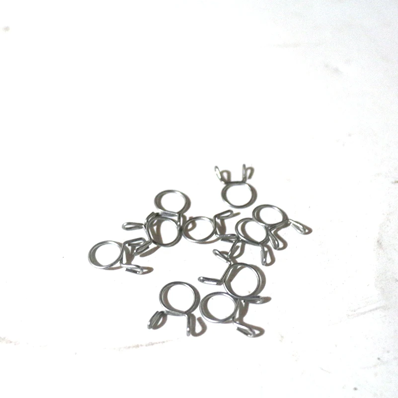 1000PCS Fuel Line Hose Tubing Spring Clips Clamp For Motorcycle