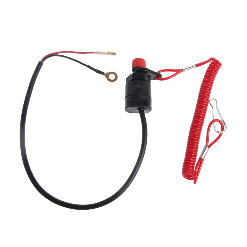 Correia de Cordão de Segurança Acessórios da Motocicleta Motor de Popa Interruptores da Motocicleta Quente Universal Barco Kill Stop Switch 9 da motocicleta universal barco motor de popa