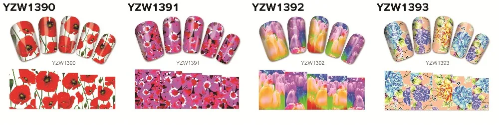 YWK 1 лист Горячие золотые стикеры 3D на ногти Nail Art DIY ногтей декоративные наклейки фольга обертывания Маникюр Инструменты для укладки(YZW-6027