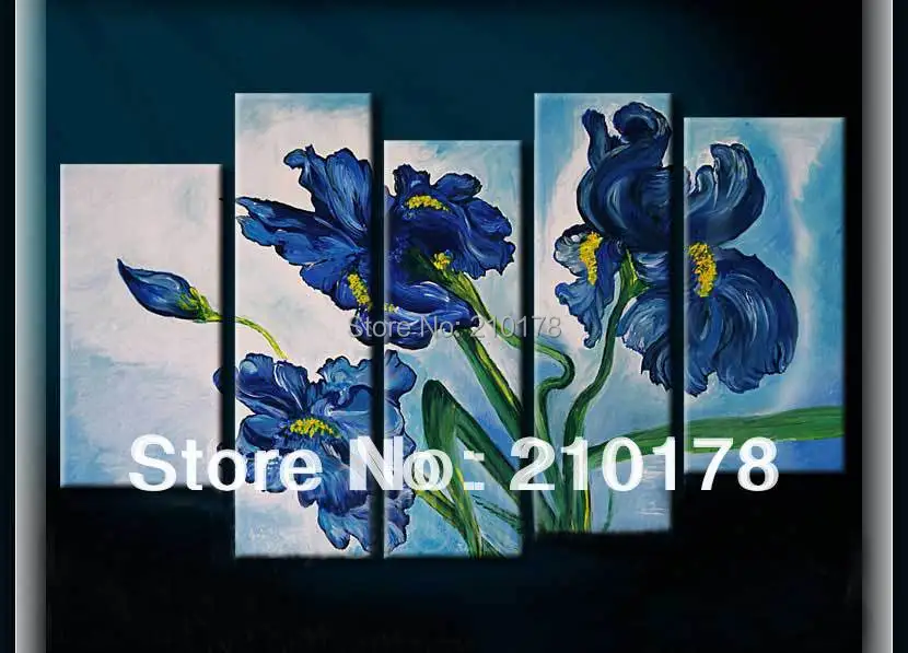 

Free Shipping!!5pcs MODERN ABSTRACT HUGE WALL ART OIL PAINTING ON CANVAS FL5-015