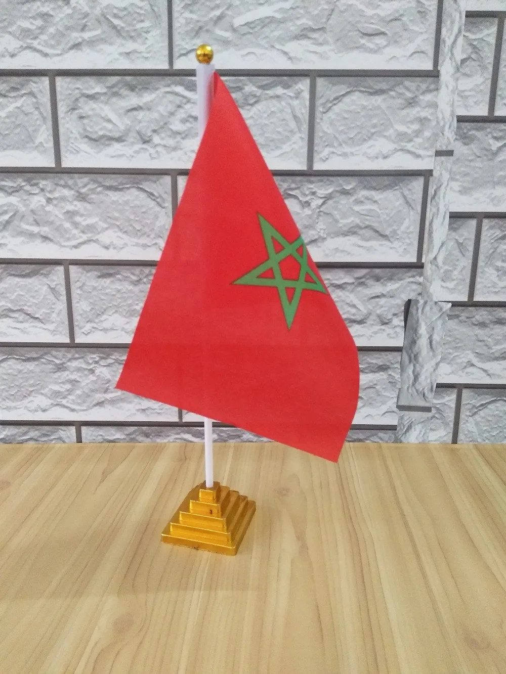 

Morocco table desk flag banner 14*21cm free shipping A0005