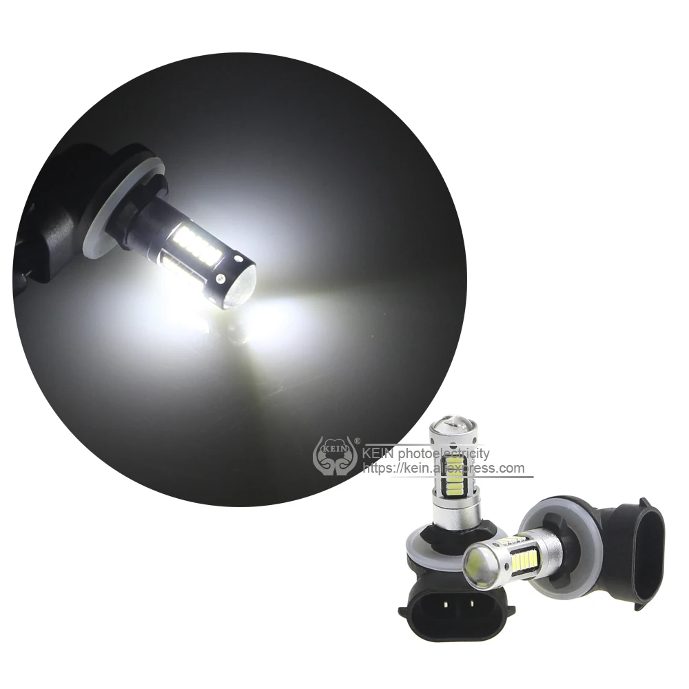 KEIN 2 шт. H27 880 881 светодиодные противотуманные лампы 4014 30SMD Светодиодные