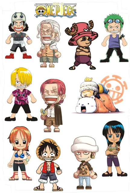 new one piece stickers ace law wall stickers suitcase fridge laptop
