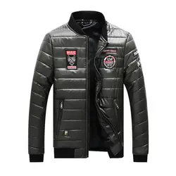 Зимняя куртка пилота Мужская Плюс Размер 6XL 7XL 8XL ветронепроницаемый Бомбер куртка мужской колледж теплое пальто большой размер
