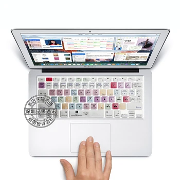 

Adobe Premiere Pro Shortcut keys soft Silicone Protection sticker Keyboard Skin for 13" 15" Apple Macbook Air pro retina/Imac G6