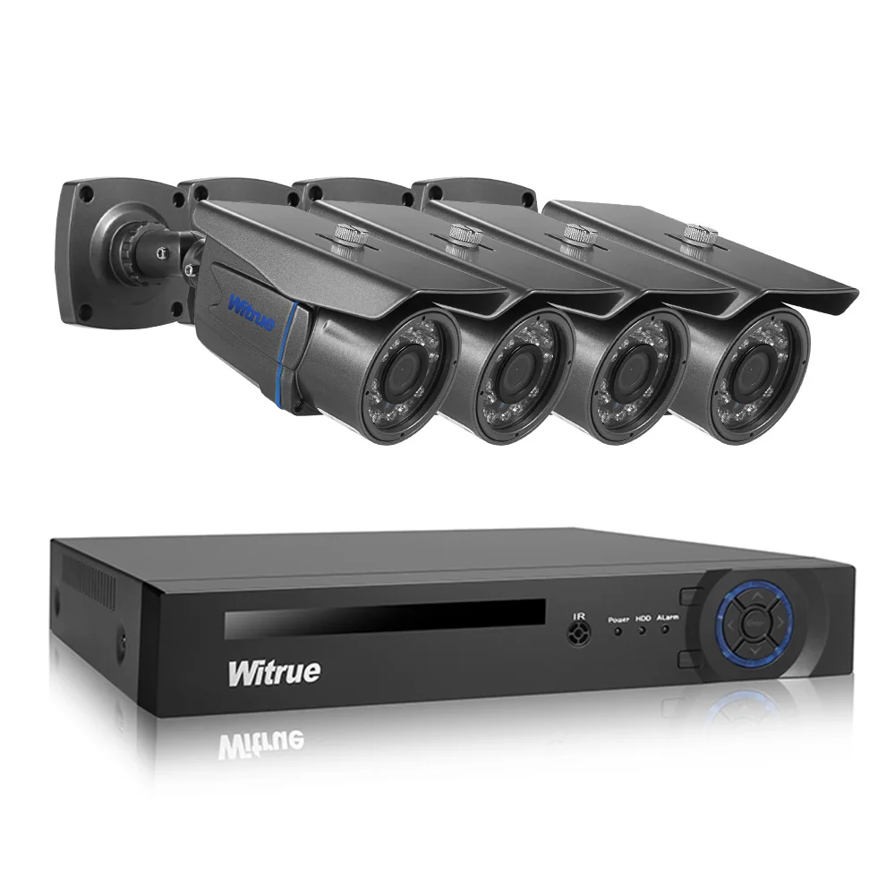 

Witrue 8CH Video Surveillance System 1080P AHD-H DVR 2.0MP Sony IMX323 Security Camera Outdoor Waterproof Home Security System