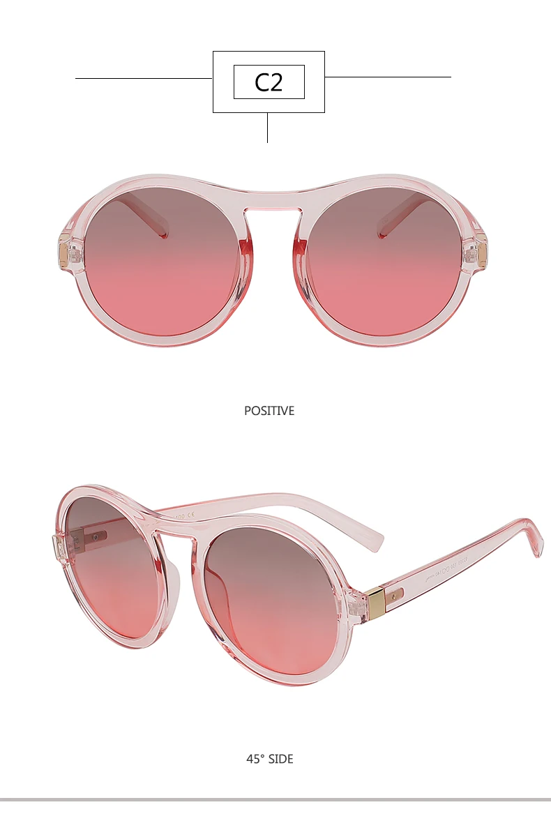 Модные роскошные винтажные брендовые дизайнерские солнцезащитные очки, круглые женские негабаритные солнцезащитные очки, женские круглые ретро большие женские солнцезащитные очки
