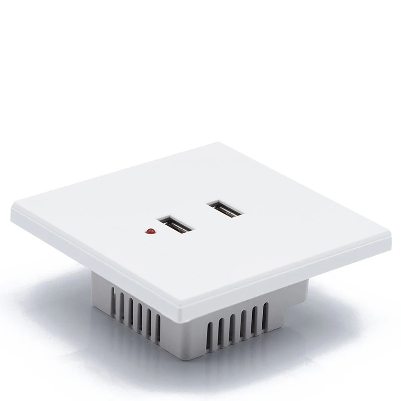 Розетка электрическая настенная с 2 USB портами 220 5 В|220v to usb wall|wall mount chargeradapter 220v |