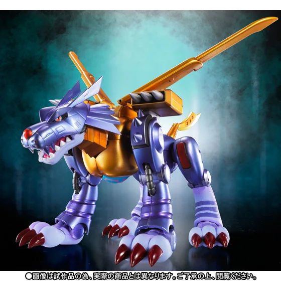 PrettyAngel-Подлинная фигурка Bandai Tamashii Nations S. H. Figuarts Metal Garurumon Подлинная дизайнерская фигурка Digimon