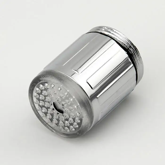 Светодиодный кран пластиковые воды душ распыления головы Смесители Аксессуары для ванной комнаты JA55