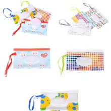 Удобный в переноске контейнер для салфеток с защелкой косметический чехол Экологически чистые влажные салфетки сумка клатч и чистые салфетки чехол для переноски раскладушка