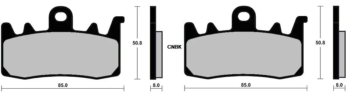 Набор дисковых тормозных колодок для BMW R1200 R1200GS R 1200 GS K50 с жидкостным охлаждением