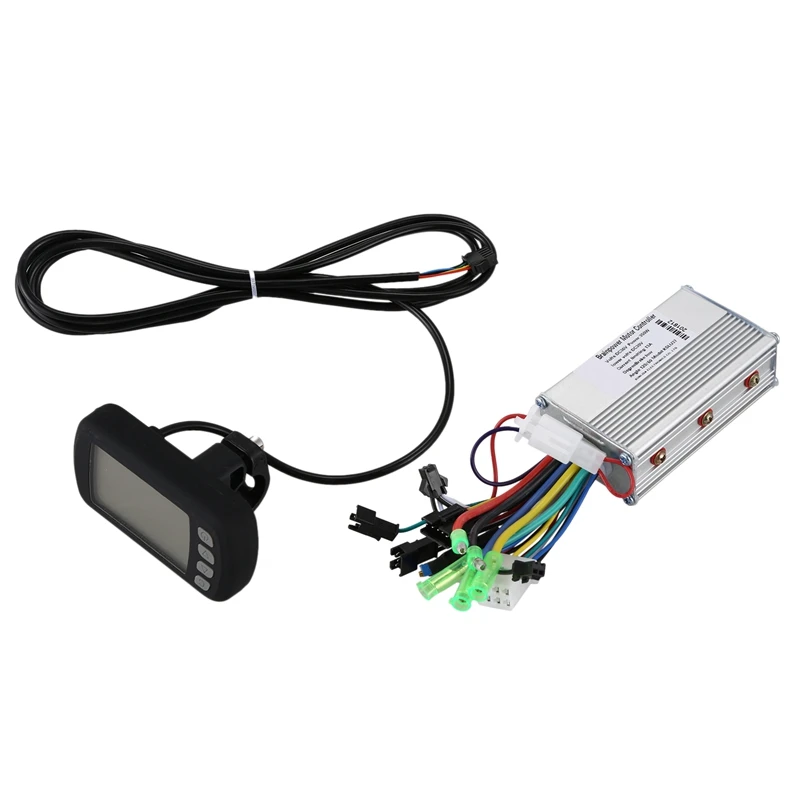 36V 350W Brushless font b Electric b font font b Bicycle b font Controller With Lcd