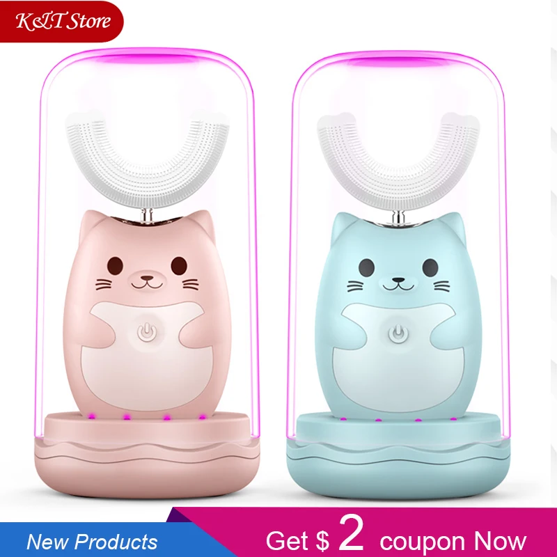 New Kids Sonic 360 Degree Automatic Electric Toothbrush Rechargeable Cartoon Cute Animal Child Ultrasonic Toothbrush Electric New Kids Sonic 360 Degree Automatic Electric Toothbrush Rechargeable Cartoon Cute Animal Child Ultrasonic Toothbrush Electric