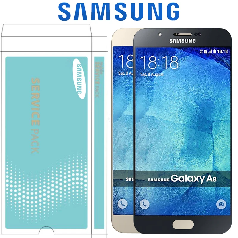 

ORIGINAL 5.7'' Super AMOLED for SAMSUNG Galaxy A8 A800 A8000 A800F LCD Display Touch Digitizer Screen Assembly