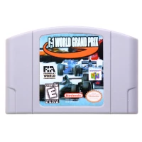 N64Game F-1 World Grand Prix Video Game Cartridge Console Card English Language US Version (Can Save)