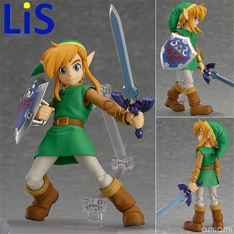 

Lis The Legend of Zelda 2: A Link Between Worlds Link Figma 284 PVC Action Figure Collectible Model Kids Toys Doll 14CM