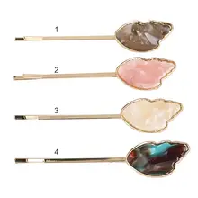 Женские тонкие металлические заколки для волос, имитация цвета мороженого, заколка для волос, минималистичный ацетат, крылья, шпилька