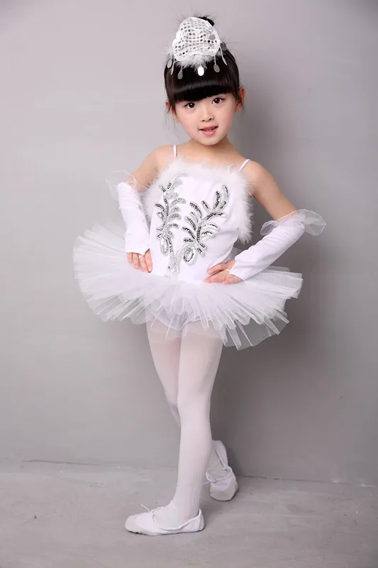 children's ballet skirt, princess skirt, Little Swan, dance skirt, girl ...