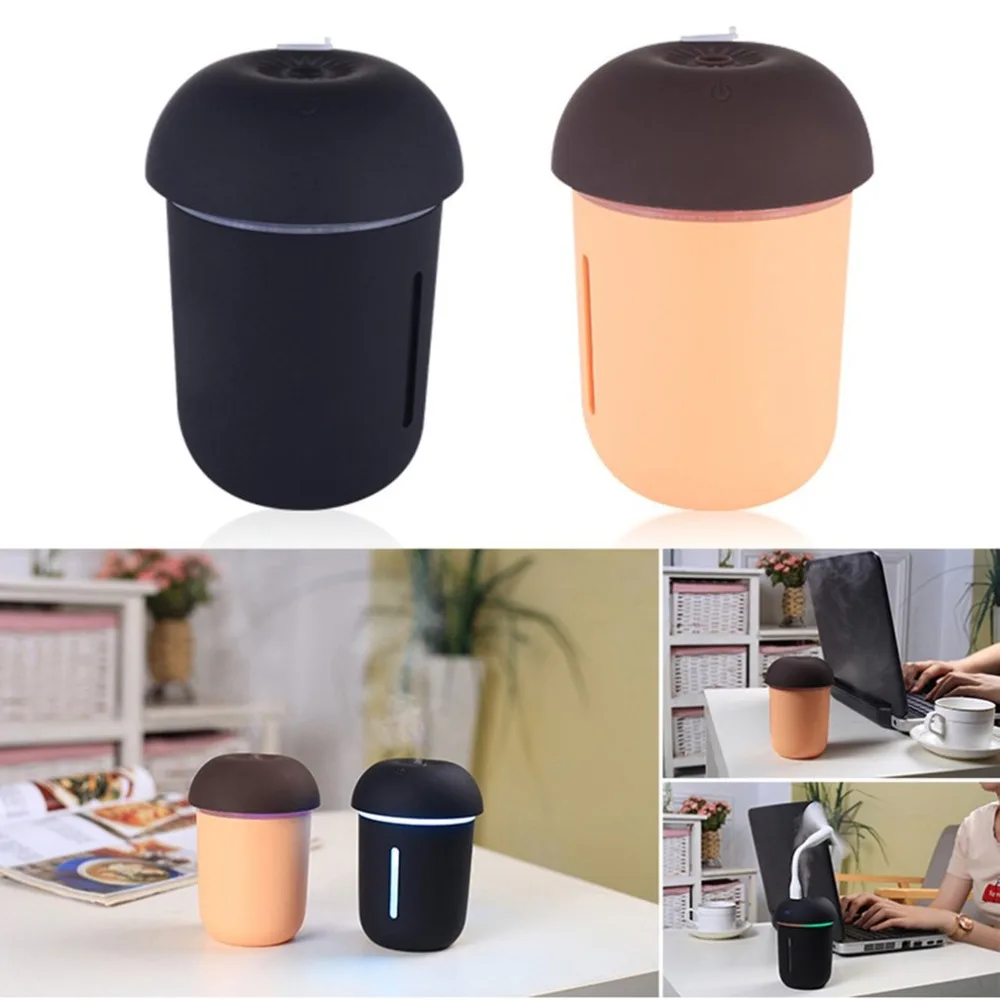 

Creative Mushroom Lamp LED Humidifier Home Air Diffuser Purifier Atomizer Essential Oil Diffuser Home Office Portable Mist Maker