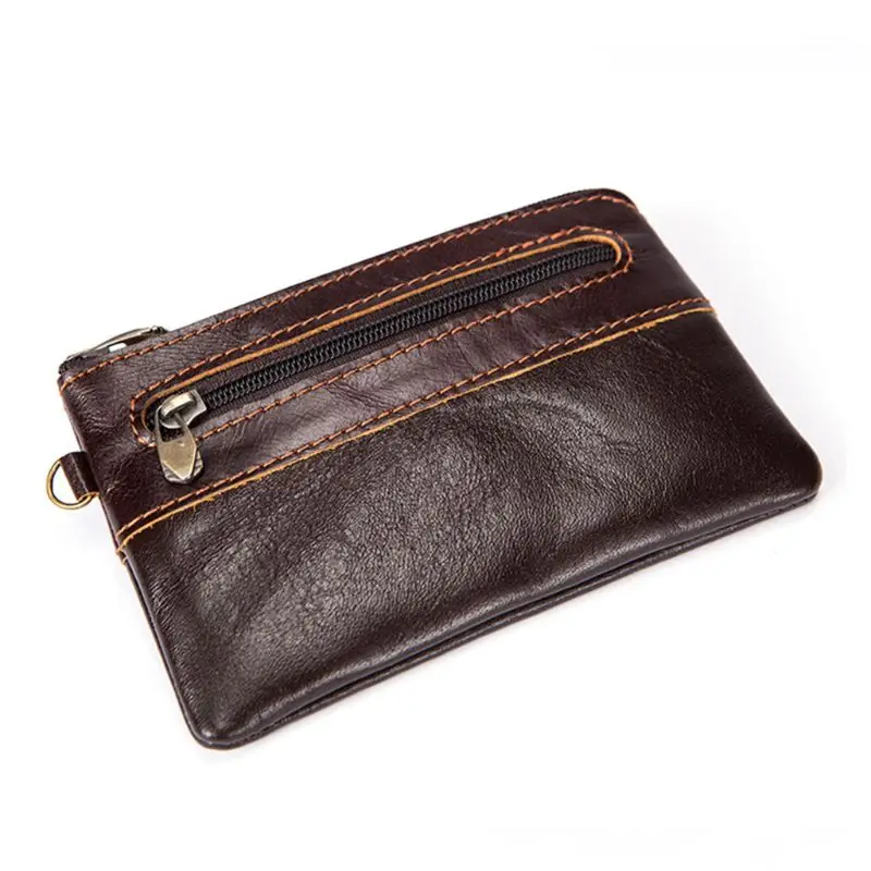 13x8 см модная мужская кожаная сумка для ключей, карман на молнии, монетница, Органайзер