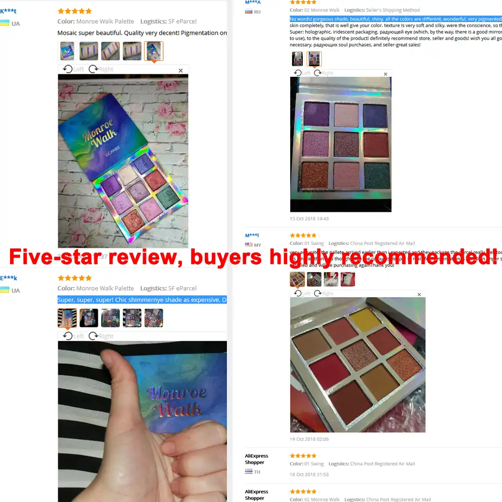Detail Feedback Questions About Ucanbe Brand Shimmer Matte Eyeshadow