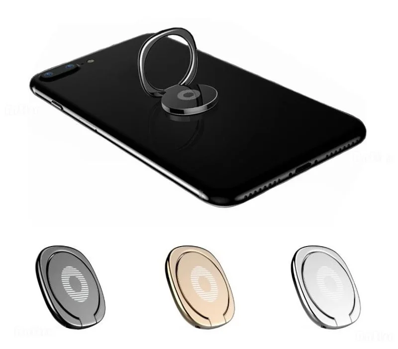 Antirr Luxury Finger Ring Holder 360 Degree Mobile Phone Smartphone Finger Stand Holder For iPhone 8 7 6 Samsung S8 iPad Tablet