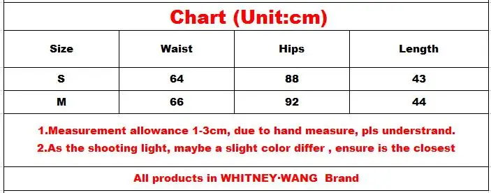 WHITNEY SIZE
