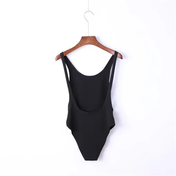 green bodysuit Women Vest Body With Scoop Back Sexy Deep Scoop neckline and back Bodysuits cut out bodysuit Bodysuits