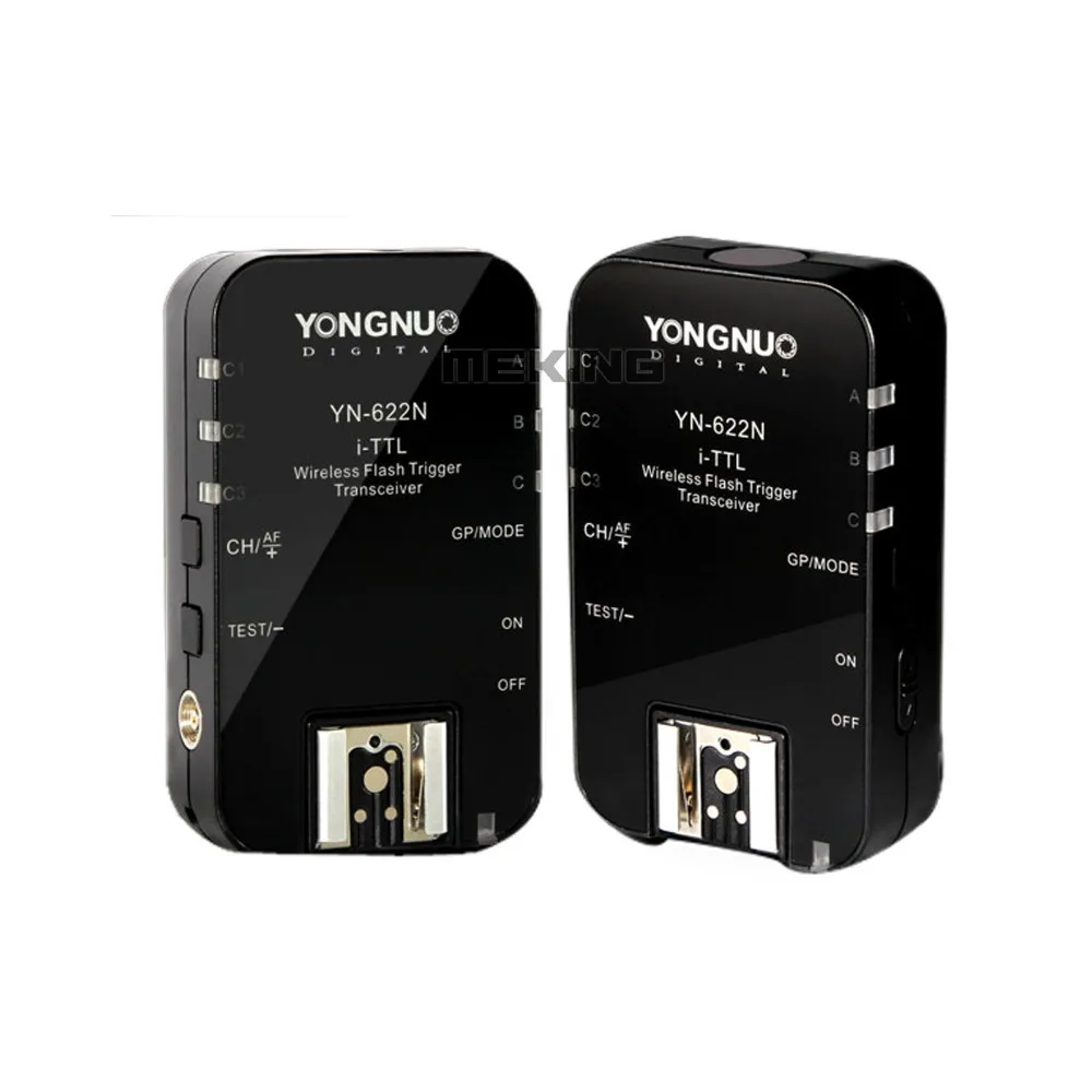 Yongnuo YN622 беспроводной ITTL Flash Trigger Radio 1/8000s спуск затвора для Nikon D7000 D5200 D5100 D5000 D3200 D3100 |